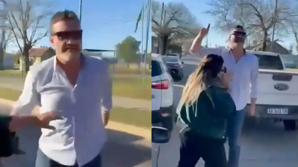 El intendente de Brandsen en el video difundido por Bronicardi.