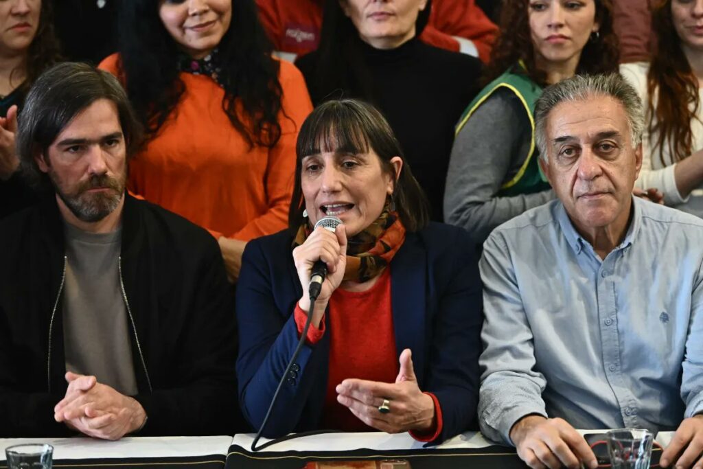 Romina del Plá, lidera la lista del FITU en la Primera sección electoral. 
