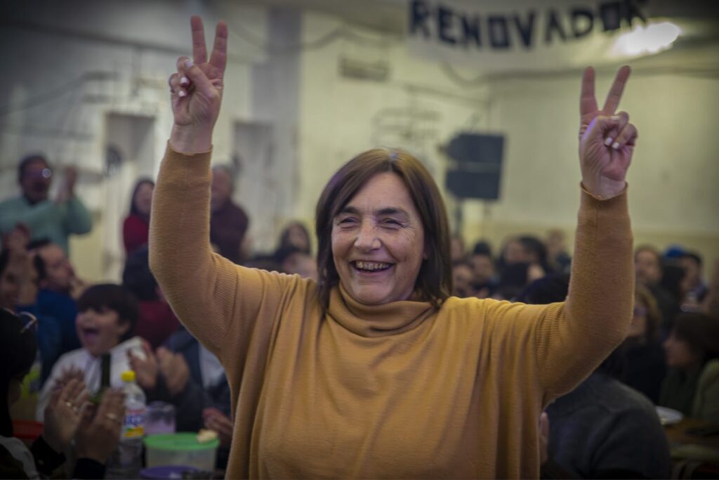 María Inés Laurini, la candidata del peronismo para defender los intereses del interior desde el Senado bonaerense. 
