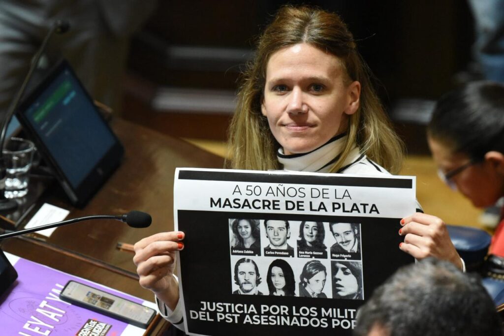 En Diputados, Cano habló para defender un proyecto sobre la dictadura, pero lo llevó a la guerra entre Israel y Palestina.
