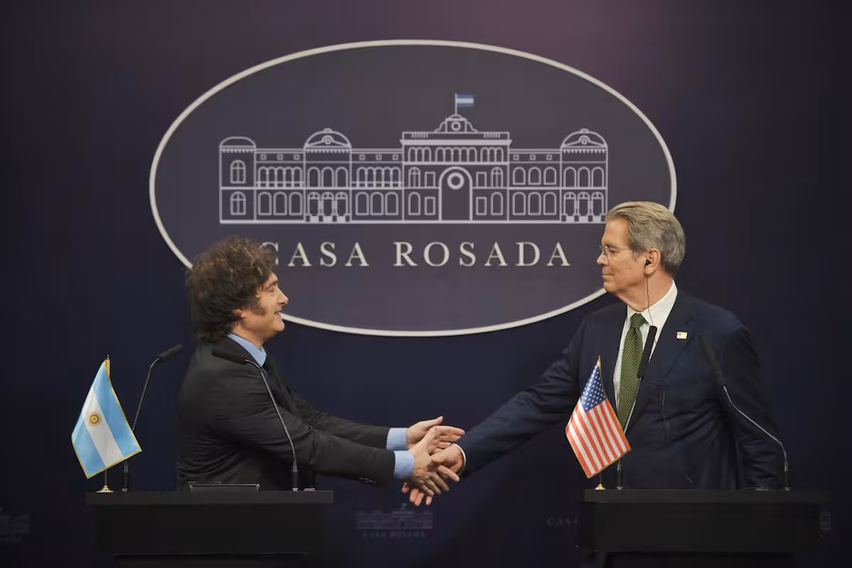 El funcionario de Trump, Scott Bessent, apoyó a la gestión de Milei.