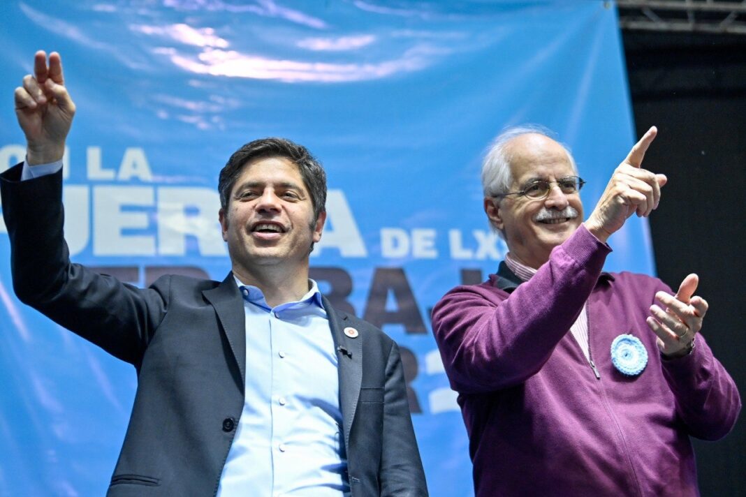 El gobernador Axel Kicillof agradeció el acompañamiento de las dos CTA y de la CGT y llamó a 
