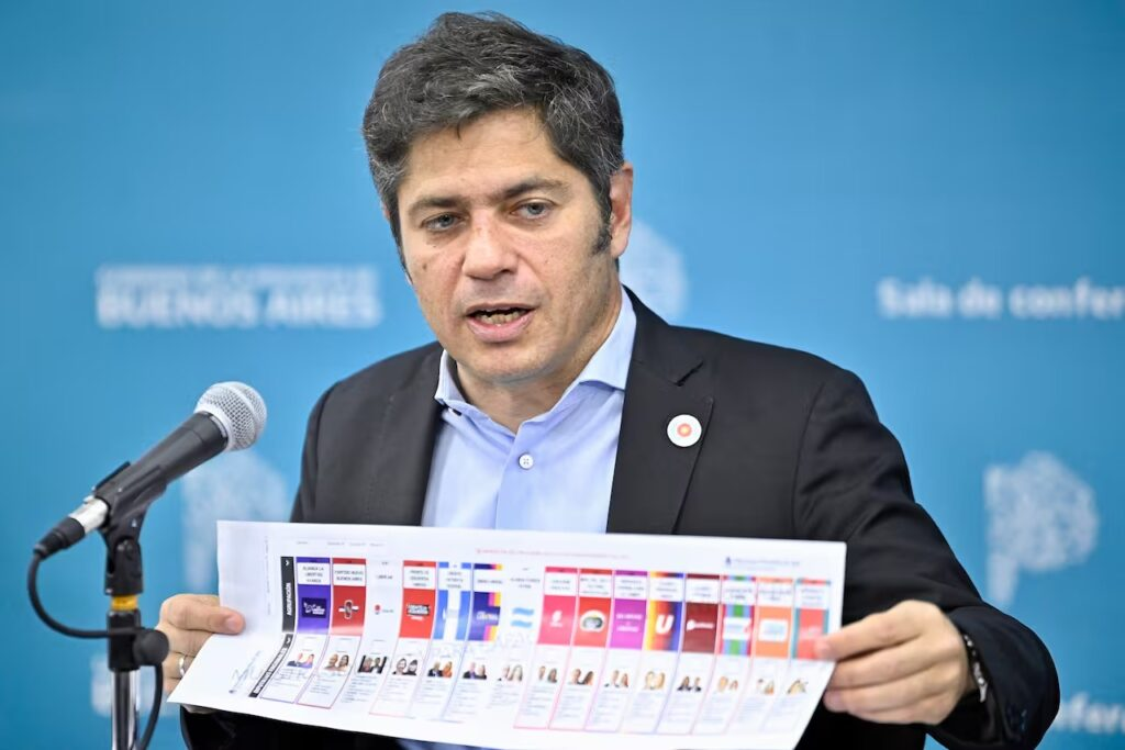 Hace unos días, el gobernador Axel Kicillof explicó cómo emitir el voto, a través de la Boleta Única de Papel.
