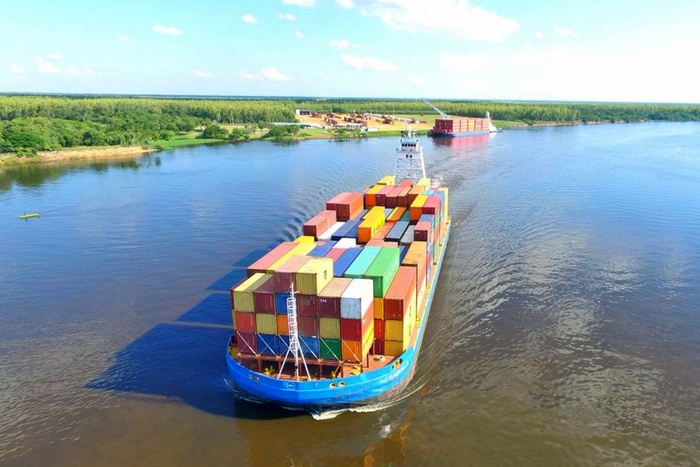 
La Vía Troncal Navegable es clave para el comercio argentino exterior.