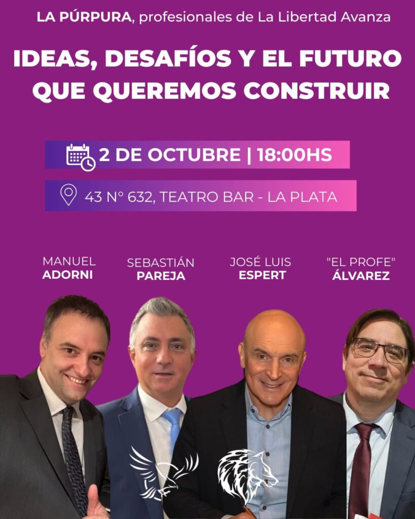 El primer candidato a diputado libertario, José Luis Espert, canceló su acto en La Plata y hay dudas sobre su candidatura.