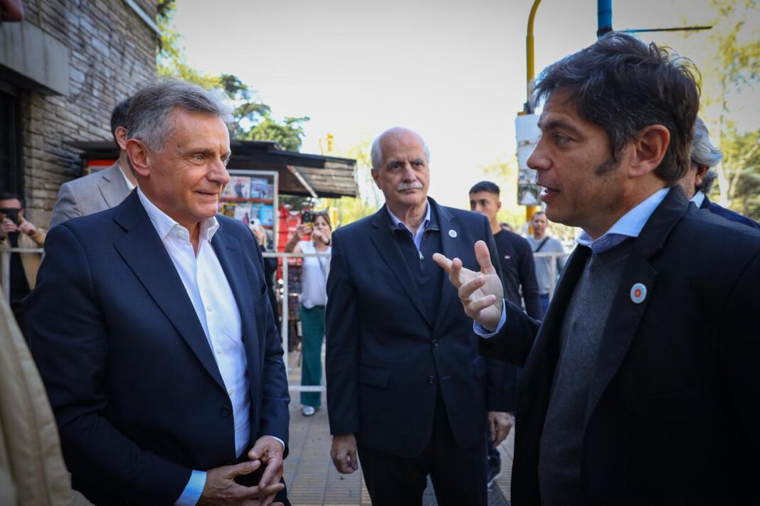 Gustavo Pulti recibió a Axel Kicillof y Jorge Taiana en Mar del Plata para una recorrida por el Parque Industrial, pilar de la producción y el empleo local.