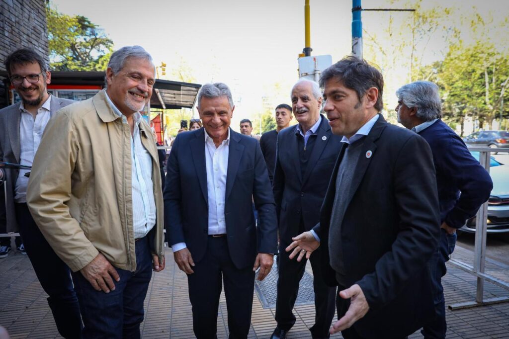 
Gustavo Pulti, Axel Kicillof y Jorge Taiana se encontraron en Mar del Plata para una recorrida por el Parque Industrial local.