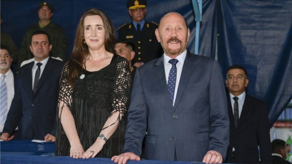 Victoria Villarruel con Gildo Insfrán, la imagen que enfureció a parte de La Libertad Avanza.