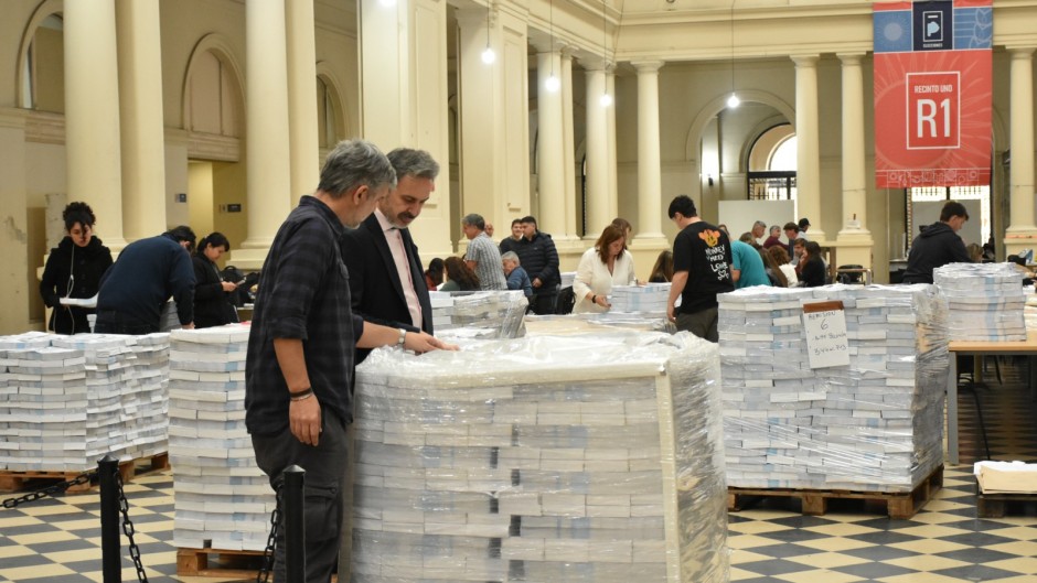 El juez con competencia electoral bonaerense, Alejo Ramos Padilla, inspeccionó personalmente la cantidad de boletas ya impresas con el objetivo de definir si autoriza o no una nueva reimpresión.