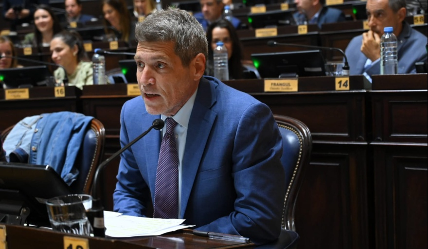 El diputado bonaerense de LLA, Guillermo Castello.