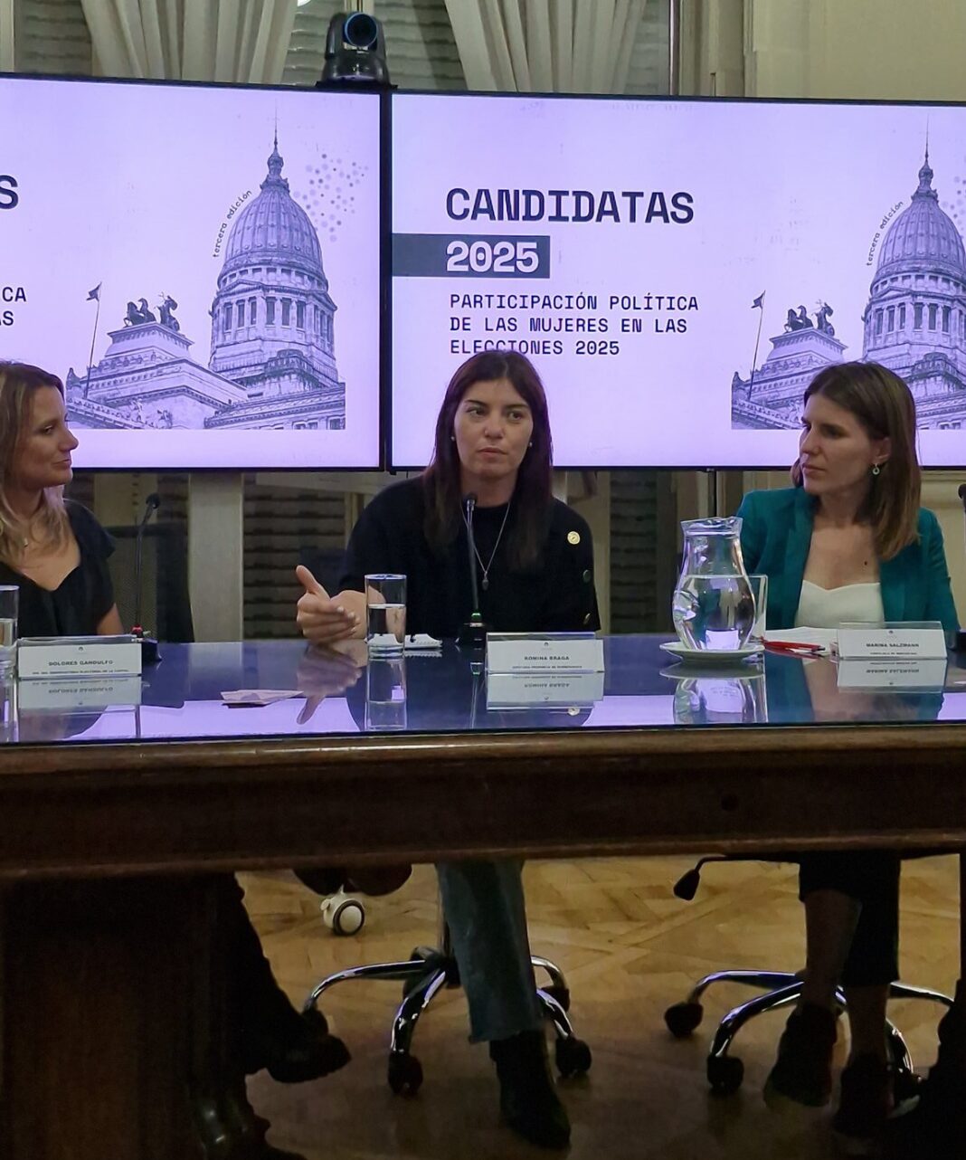 La diputada bonaerense de la Coalición Cívica, Romina Braga, participó de un panel sobre participación femenina y defendió la paridad de género en la confección de listas.