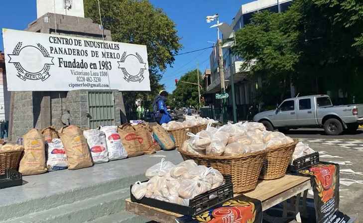 En línea con la Mesa Agroalimentaria, panaderos realizarán un panazo en Merlo para visibilizar la crisis que atraviesa el sector.