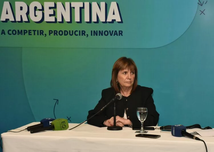 Patricia Bullrich estuvo esta mañana en Mar del Plata para el 61° Congreso de IDEA.