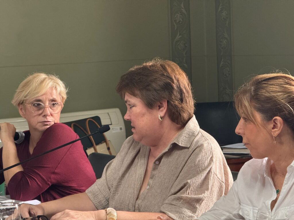 La productora Carolina Donegani es integrante de Comunidad Rural Carlos Casares. 