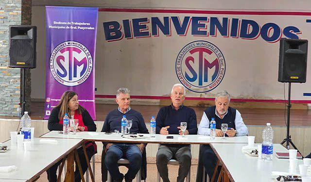 El STM recibió a los concejales electos de Mar del Plata, Gustavo Pulti y Raúl Calamante.