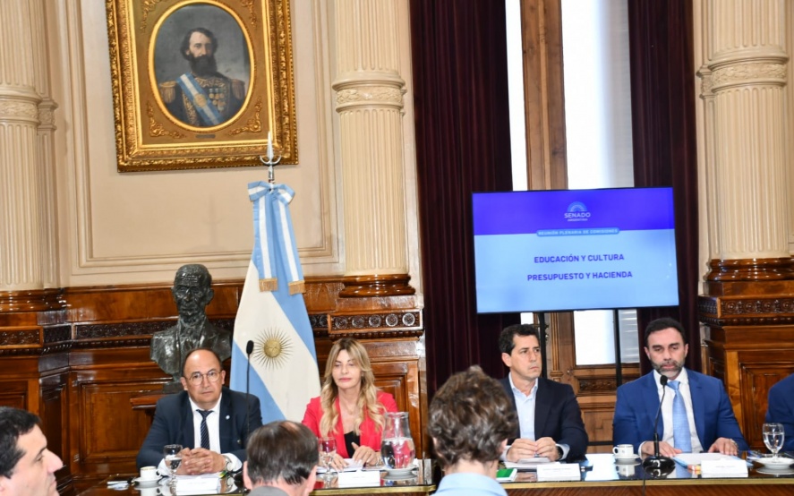 El intendente de Saladillo, José Luis Salomón, defendió en el Senado nacional el proyecto para crear la Universidad Nacional de Saladillo.