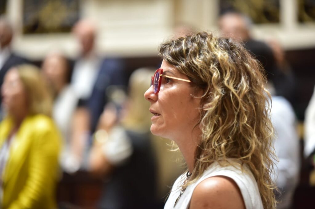 La legisladora bonaerense y candidata a diputada nacional, Natalia Dziakowski, destacó el armado de Provincias Unidas.