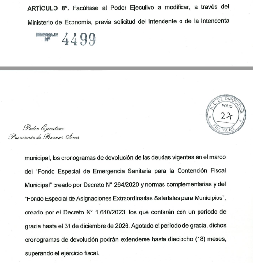 El artículo de la Ley de Financiamiento que pone en duda el apoyo de diputados de la UCR al Presupuesto de Kicillof.