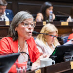 En plena sesión, Malaisi reclamó por una ley para bloquear los sitios de apuestas en escuelas La diputada Belén Malaisi reclamó debatir en el corto plazo la ley que regula el uso responsable de internet en escuelas.