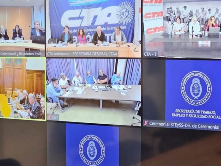 Nuevamente la reunión del Consejo del Salario será en formato virtual, lo que generó el repudio de varios gremios.