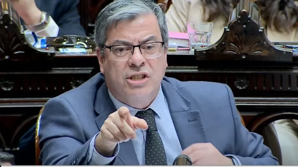 
Germán Martínez, el cuestionado titular del bloque de diputados de Unión por la Patria.