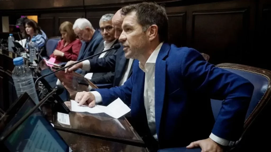 Germán Di Césare, el diputado bonaerense de Unión por la Patria que logró este miércoles la aprobación del Senado en un proyecto clave.