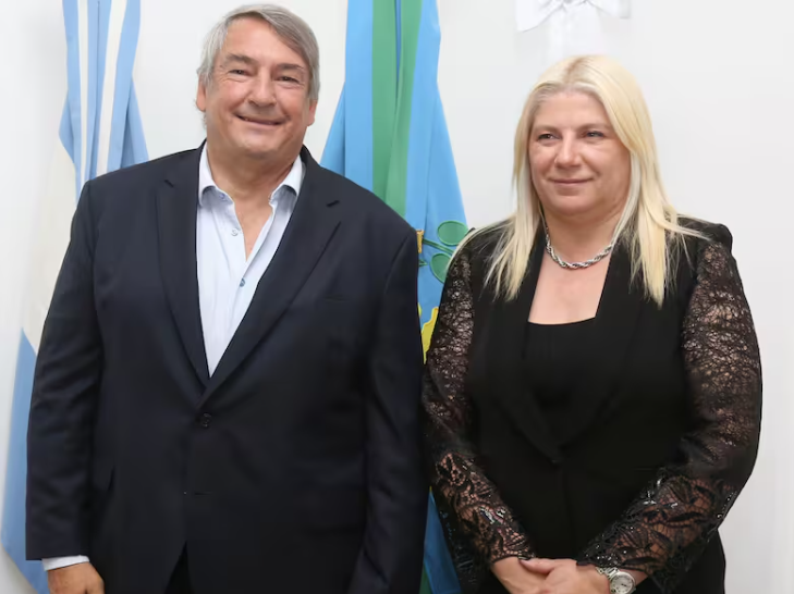 El exministro de Transporte bonaerense, Jorge D'Onofrio, junto a la exconcejal de Pilar, Claudia Pombo, principales acusados de liderar la red de corrupción en el pago de fotomultas.