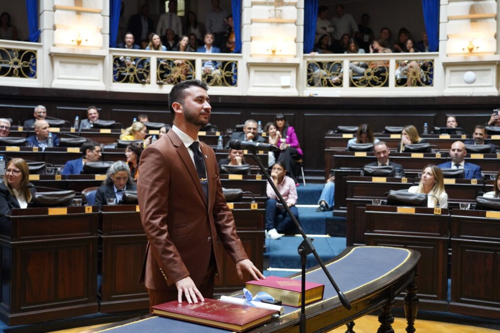 Nahuel Sotelo: "Por Dios, por la Patria, por la defensa de la vida en el momento de la concepción y por la libertad, sí juro".