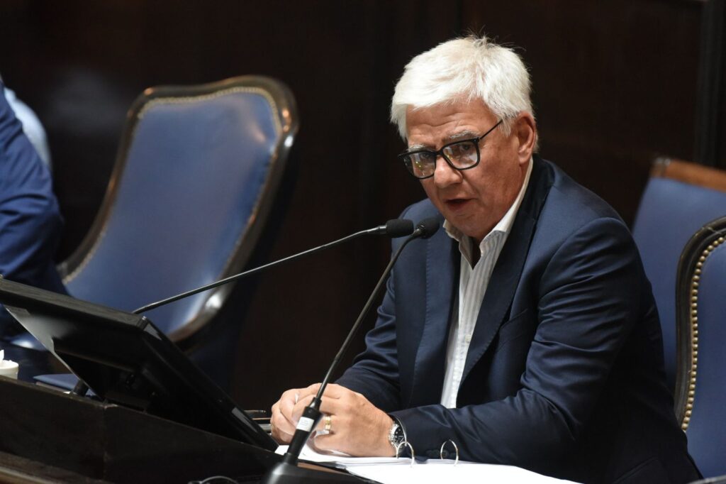 El nuevo presidente de la Cámara de Diputados, Alejandro Dichiara. 