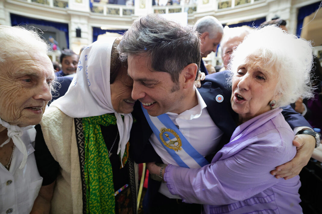 El gobernador bonaerense Axel Kicillof participará este jueves de una marcha de Madres de Plaza de Mayo, en memoria de Hebe de Bonafini.