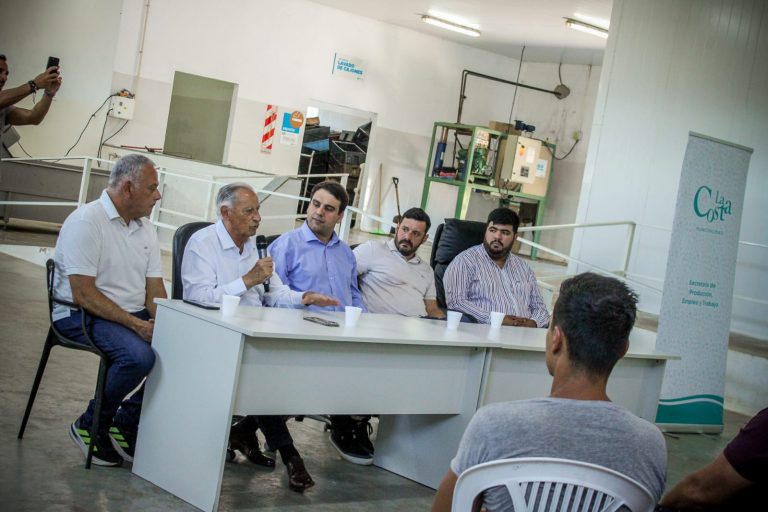 El intendente de La Costa, Juan de Jesús, recibió a la delegación de Catamarca.