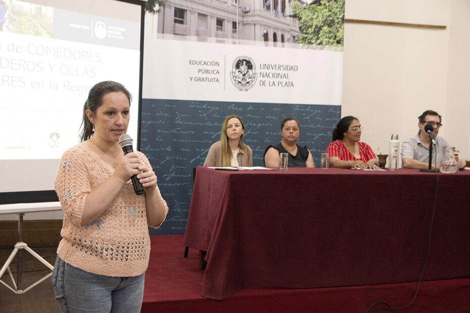 Presentación del informe de la UNLP sobre la situación de los comedores populares. 