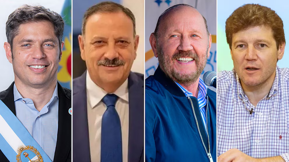 Axel Kicillof, Ricardo Quintela, Gildo Insfrán y Gustavo Melella, los gobernadores excluidos de las negociaciones en Casa Rosada por la reforma laboral.