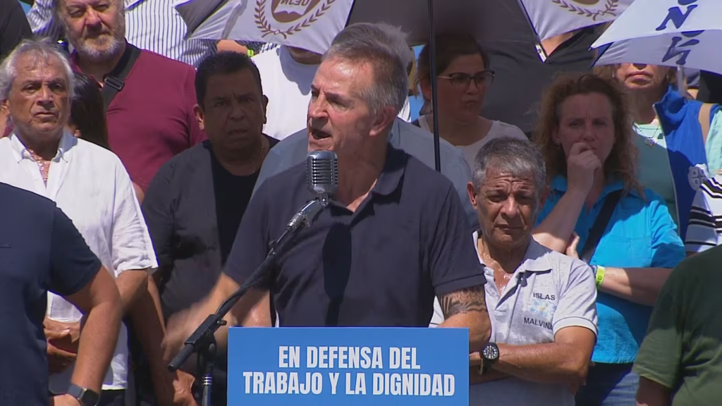 Jorge Solá, uno de los co-secretarios de la CGT. 