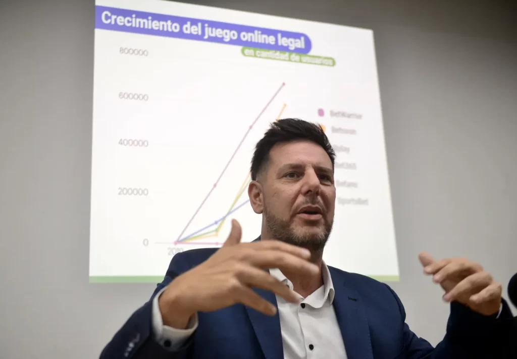 Apuestas online: el titular del Instituto de Casinos y Loteria de la provincia de Buenos Aires, Gonzalo Atanasof, será el encargado de aplicar el nuevo marco normativo contra la ludopatía infantil.