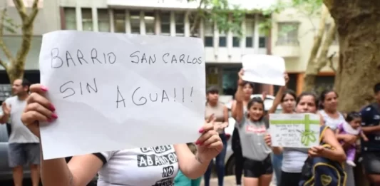 En plena ola de calor, vecinos de Médanos, ciudad cabecera del partido de Villarino, marcharán el martes a las oficinas de ABSA, tras estar tres días sin agua.