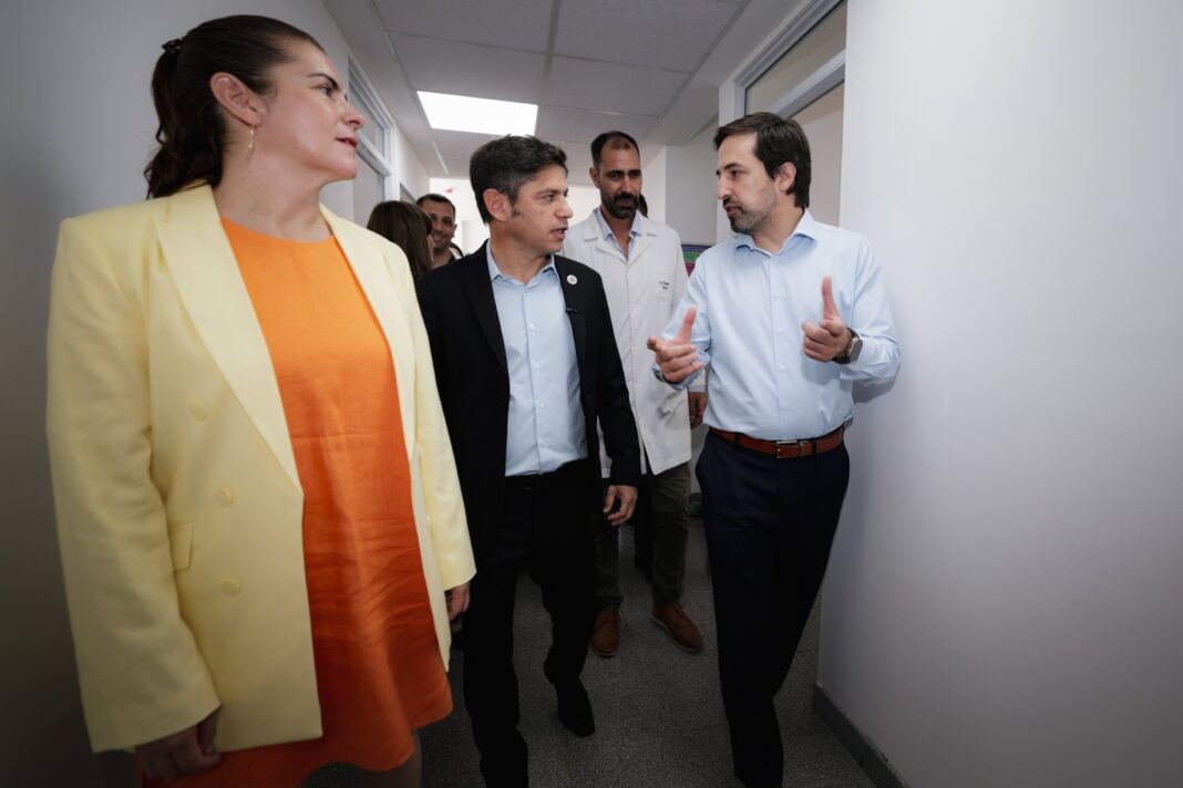 El gobernador bonaerense, Axel Kicillof, estuvo en Moreno para recorrer obras sanitarias. Durante su discurso, cuestionó a Javier Milei.