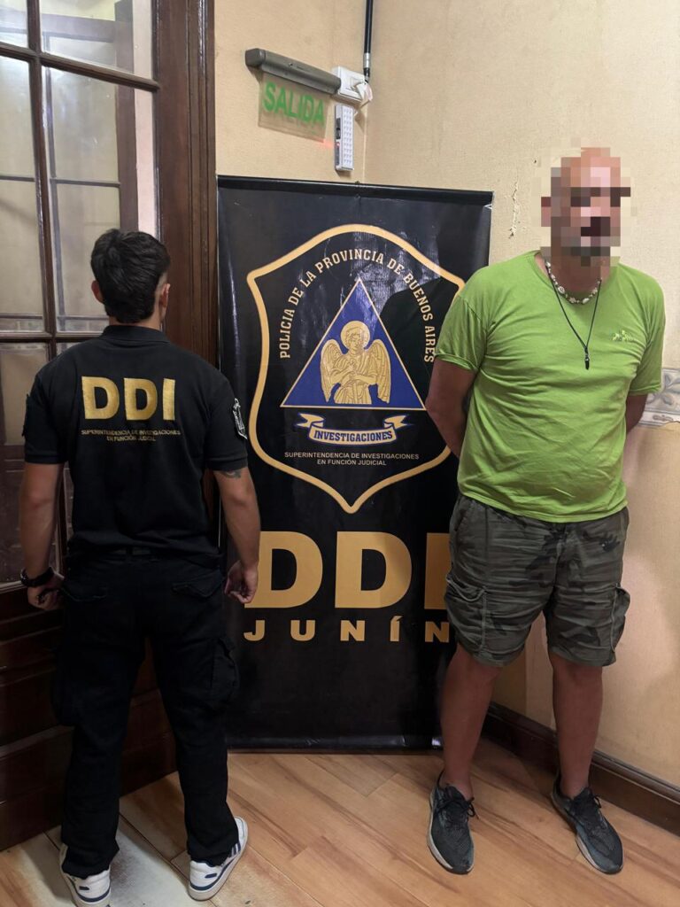 El excandidato a intendente de Junín, Norberto Delgado, fue encarcelado por circular en un auto que contaba con denuncias de robo.