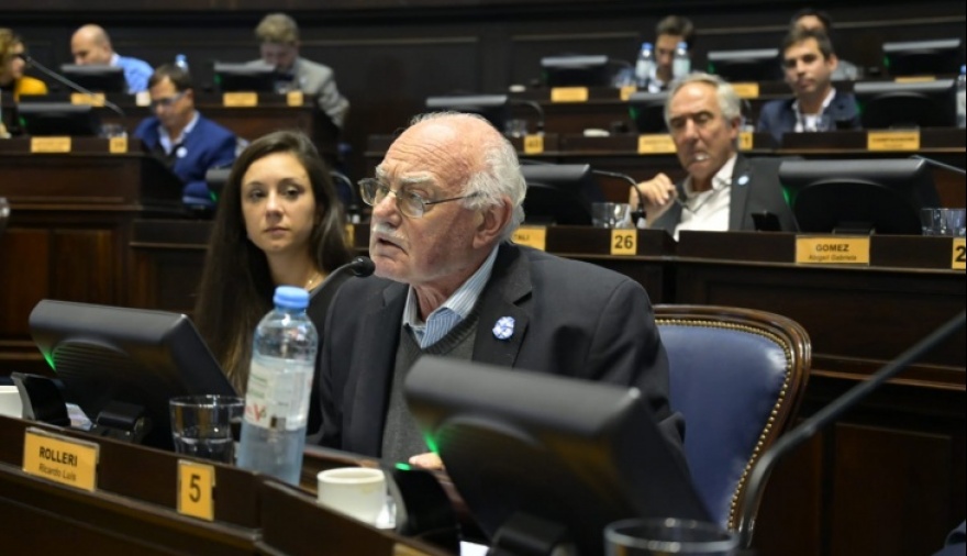 El diputado Ricardo Rolleri fue el que menos proyectos presentó en el año, junto con Carlos "Cuto" Moreno y Jorge Martín Rodríguez.