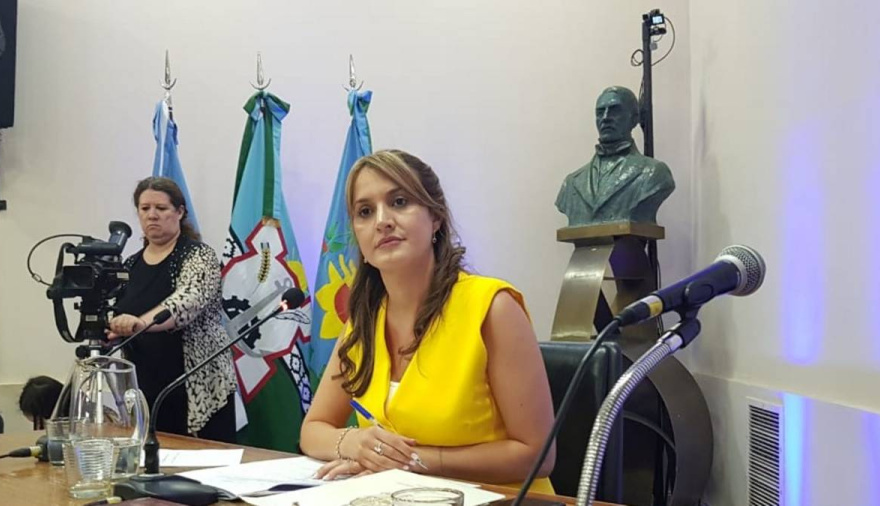 La titular del Concejo Deliberante de Bahía Blanca, Gisela Caputo.