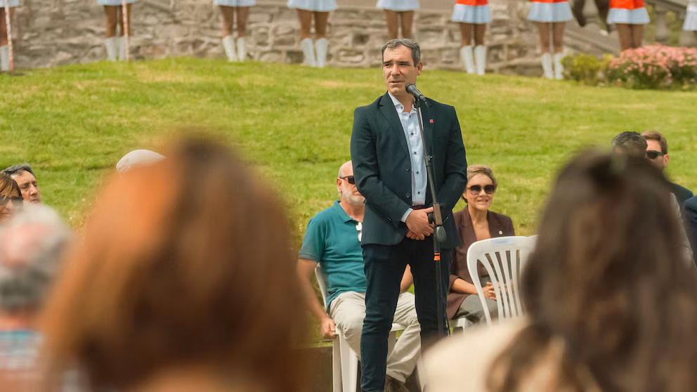 El intendente de Mar del Plata, Agustín Neme, se reunió con el ministro Gabriel Katopodis.