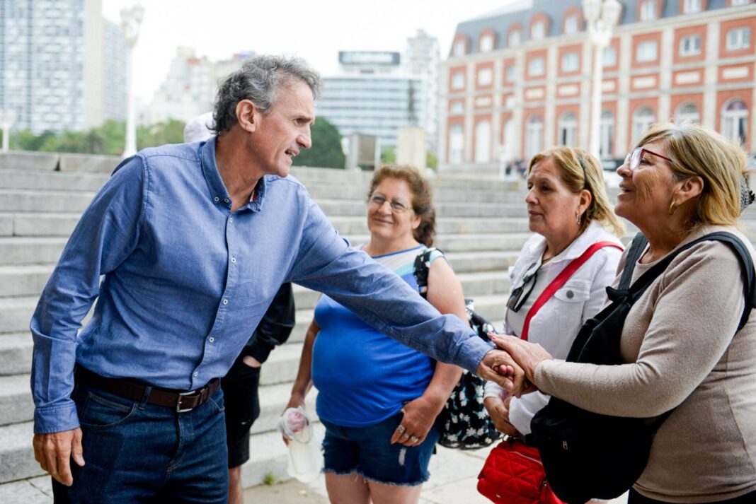 El ministro de Infraestructura bonaerense, Gabriel Katopodis, se reunió con el intendente de Mar del Plata, Agustín Neme, para hablar sobre obras.