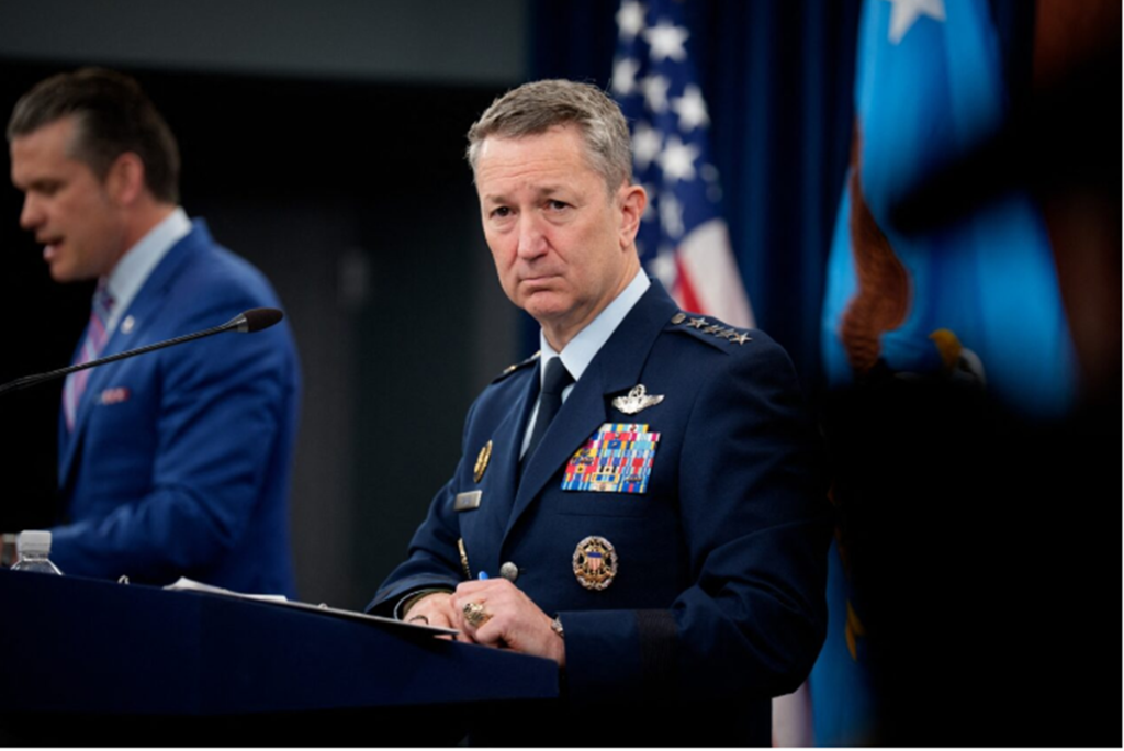El jefe del Estado Mayor Conjunto de Estados Unidos, Dan Caine.