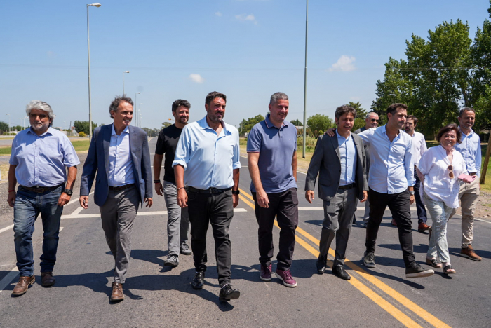 Katopodis y Kicillof encabezaron la actividad en Salto, en el marco de la puesta en valor de la Ruta 31.