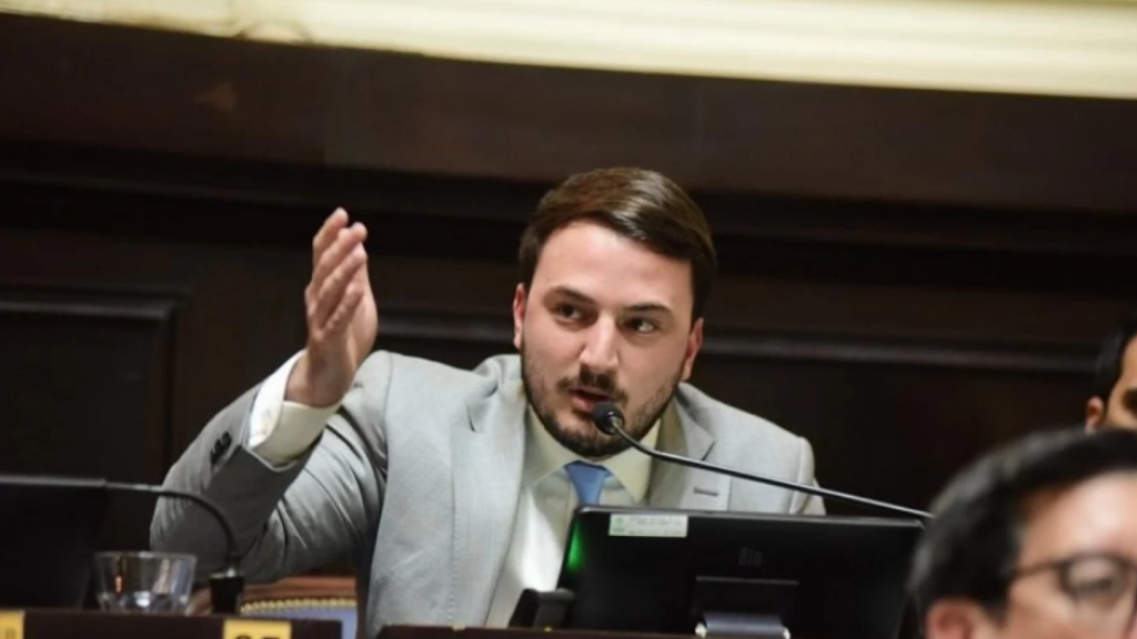 El senador, Federico Fagioli, cruzó al diputado, Agustín Romo, luego de que éste acusara a Juan Grabois de "boludo"