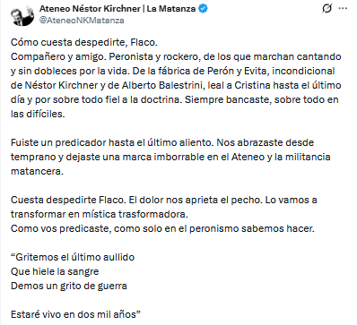 La Legislatura amaneció este viernes con la noticia del fallecimiento de Luis Lata, secretario legislativo del Senado bonaerense.