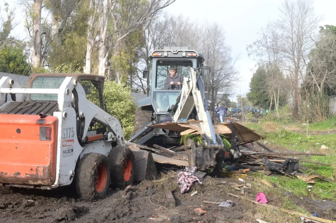 Concejales de La Libertad Avanza en La Plata denunciaron que la obra del nuevo parque en la localidad de Hernández nunca fue iniciada.