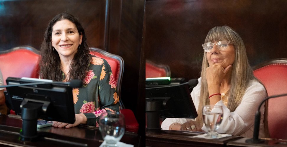 Las senadoras Mónica Macha y Laura Clark cuestionaron el "amedrentamiento" de Gendarmería en la protesta de trabajadores de Lustramax.