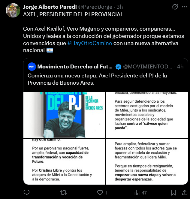 Diputados y senadores peronistas respaldaron la unidad en el PJ bonaerense. 
