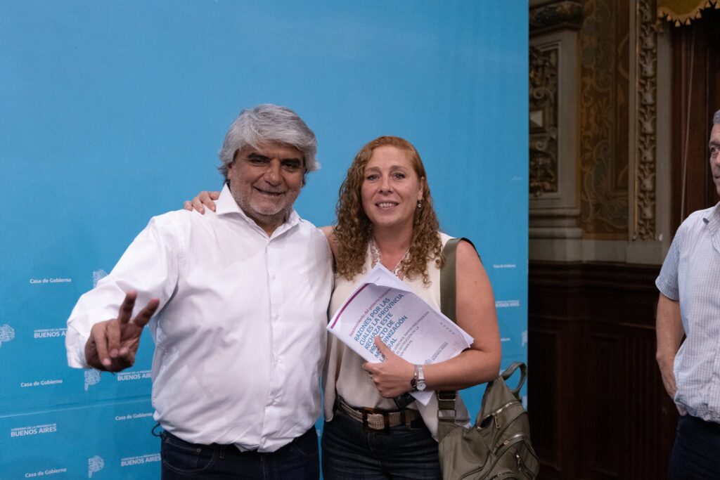 La diputada bonaerense Silvia Nardini participó de la presentación del informe del Ejecutivo provincial y respaldó el rechazo al proyecto de reforma laboral.
